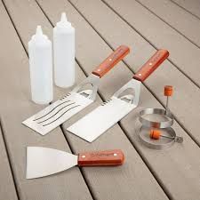 Set de utensilios para parrilla
