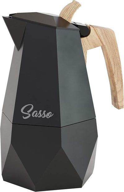 Cafetera, Greca 4 tazas — Color negro
