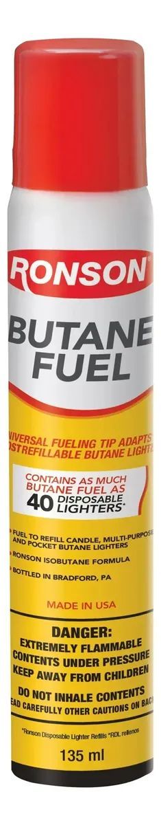 Recarga de combustible de gas butano