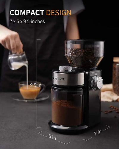 Molinillo de café eléctrico 2.0, molinillo automático de granos de café. — Molino de presicion.