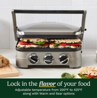 Parrilla y plancha Cuisinart Griddler GR-4NNAS 5 en 1 — foto 2
