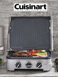 Parrilla y plancha Cuisinart Griddler GR-4NNAS 5 en 1 — foto 7