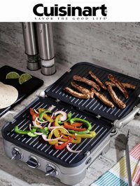 Parrilla y plancha Cuisinart Griddler GR-4NNAS 5 en 1 — foto 8