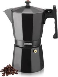 Cafetera, Greca 12 tazas — Color negro — foto 3
