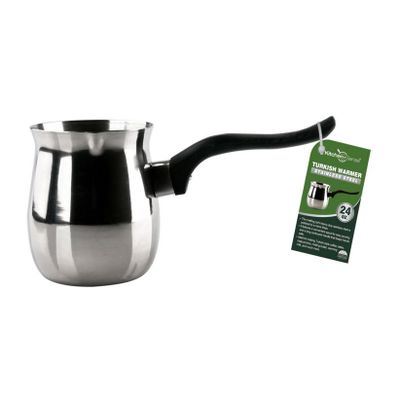 Cafetera turca de acero Inoxidable, 700ml. — Acero inoxidable-mango plastico.