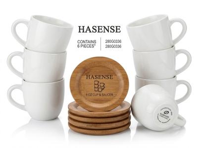Juego de tazas 6oz 6pcs — Color blanco