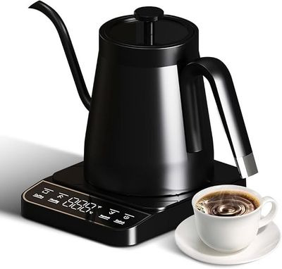 Tetera, Hervidor eléctrico binROC de cuello de cisne de 1,7 L y 1200 W