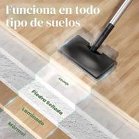 Trapeador a vapor 11 en 1 tipo bastón, inalámbrico — limpiador de vapor desmontable con vapor de 3 niveles. — foto 3