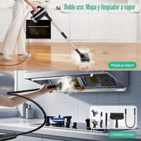 Trapeador a vapor 11 en 1 tipo bastón, inalámbrico — limpiador de vapor desmontable con vapor de 3 niveles. — foto 5