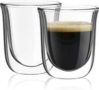 Juego de tazas de vidrio de doble pared — 8,4oz — foto 3