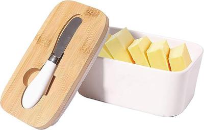 Mantequera con tapa — Plástico