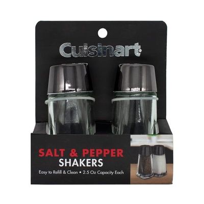 Set salero y pimentero 2.5oz — Color negro