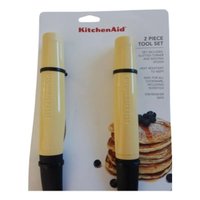 Set cuchara y espátula 2pcs — Amarillo con negro — foto 5