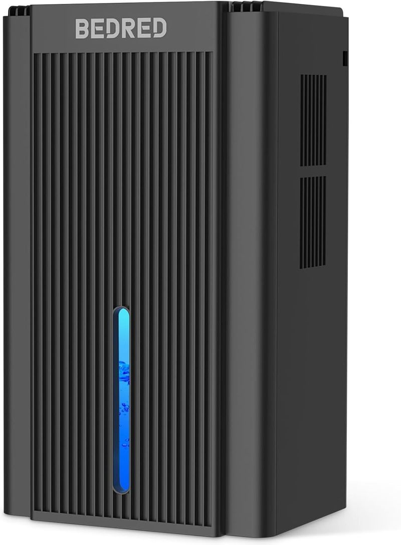 Deshumidificador y Purificador de aire, 1000 ft2. — Negro, tanque de 2.8 L, 102m2.
