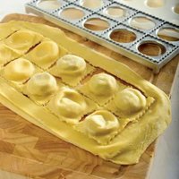 Molde para raviolis con rodillo — Acero inoxidable — foto 3