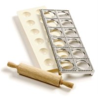 Molde para raviolis con rodillo — Acero inoxidable — foto 4