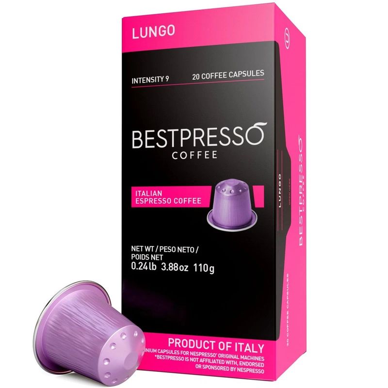 Cápsulas de café Lungo para Nespresso