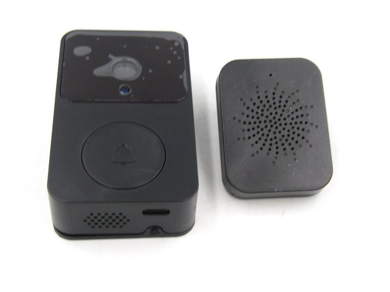 Timbre inalámbrico mini con cámara y campana