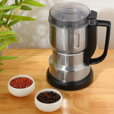 Molinillo eléctrico de capacidad grande para moler café, hierbas medicinales, frijoles — Acero Inoxidable.