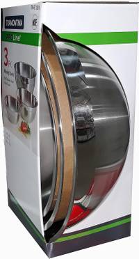 Juego de bowls para mezclar de 3 pzs — Acero inoxidable — foto 2